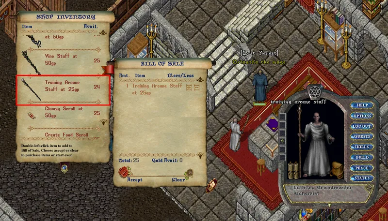 arcanestaff training