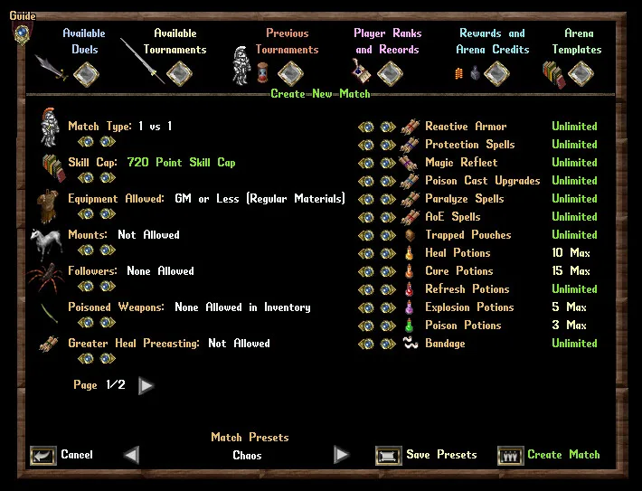 arenachaosruleset