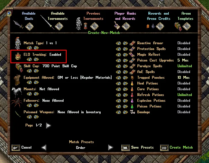 arenaelotracking