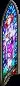 blueandpurplestainedglasswindow