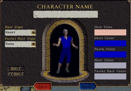 character creation