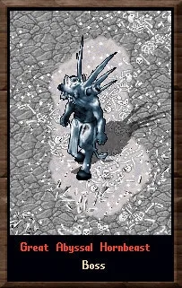 collectablecardgreatabyssalhornbeast
