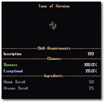 crafting tomeofheroism