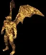 GoldenGargoyleStatue