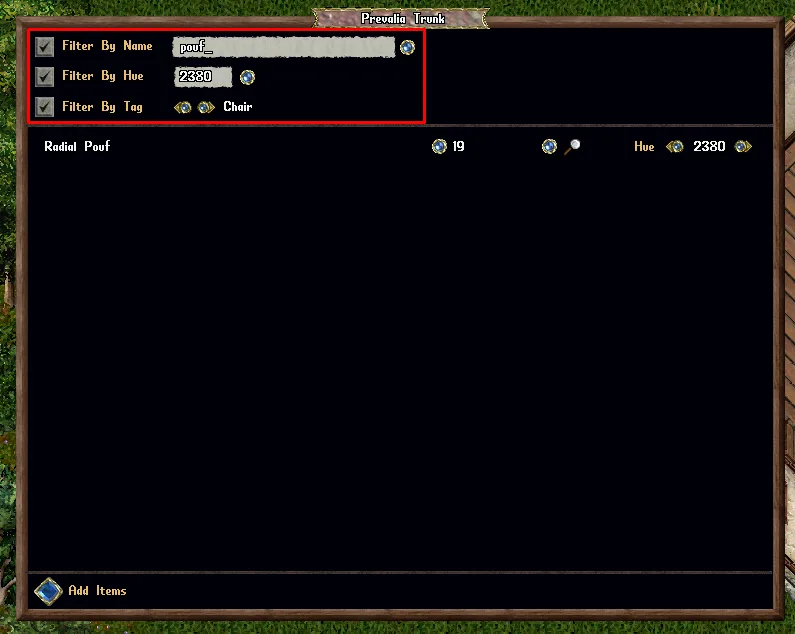 prevaliatrunk filteringitems1