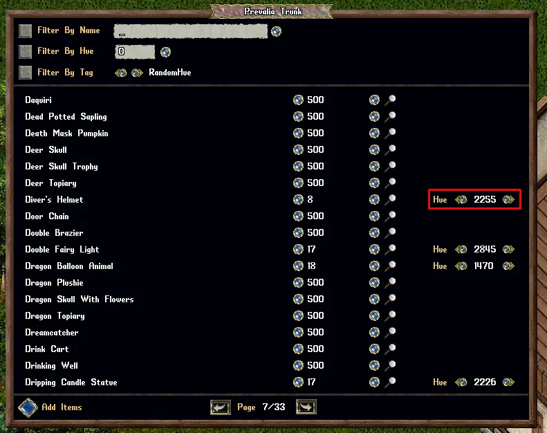 prevaliatrunk managingitems2