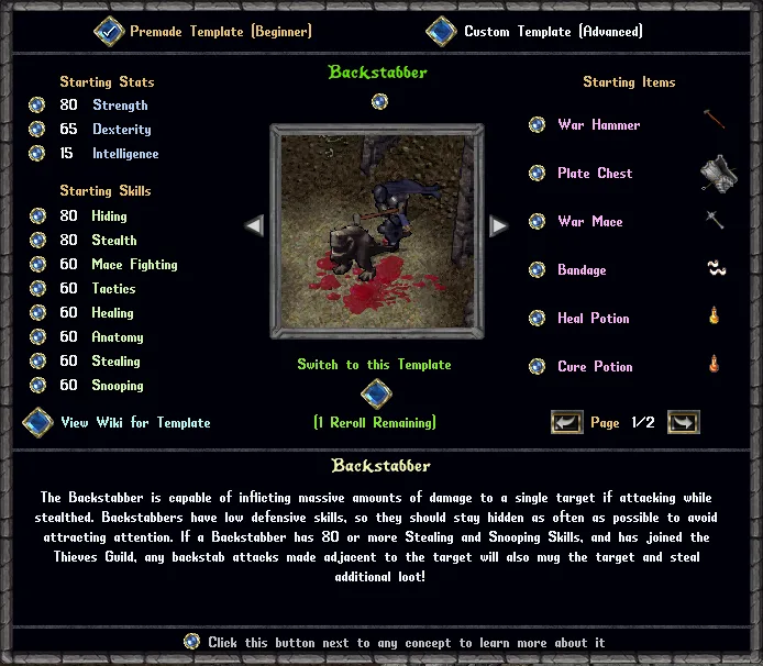 TemplateNPBackstabber
