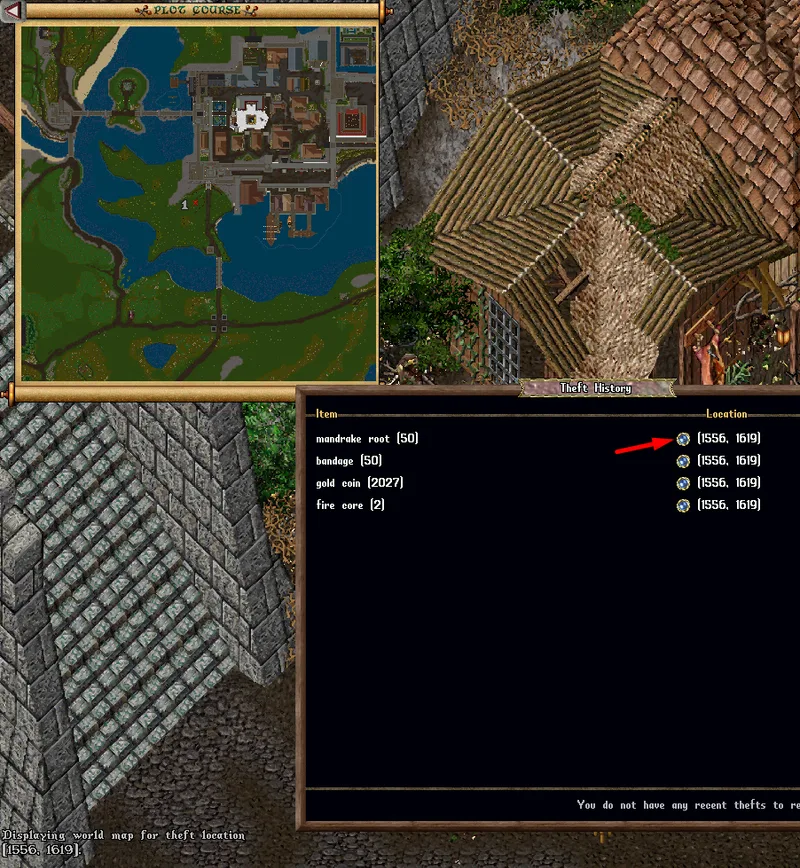 thefthistory map