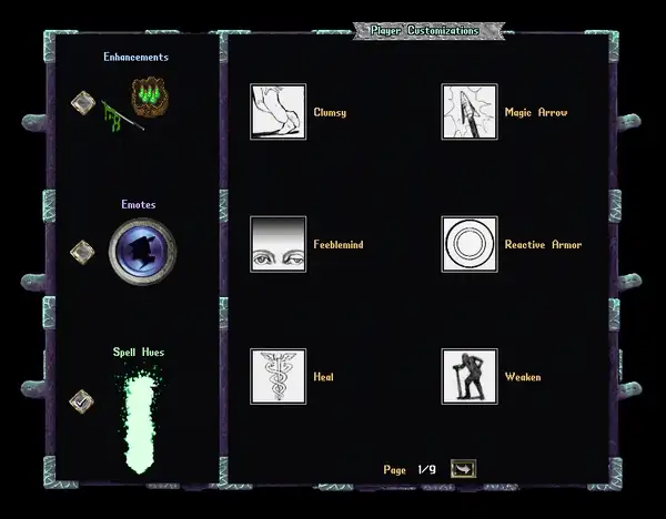 Player Customizations - Spells